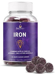 Belive Iron Gummies for Energy and Blood Support