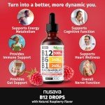 Vitamin B12 Liquid Drops - 2 Pack, 5000 mcg