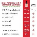 Vitamin B12 Liquid Drops - 2 Pack, 5000 mcg