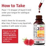 Vitamin B12 Liquid Drops - 2 Pack, 5000 mcg