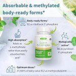 Vegan Super B-Complex Methylated Vitamins, 180 Tablets