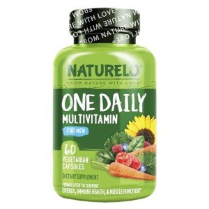NATURELO Men's One Daily Multivitamin - 60 Capsules