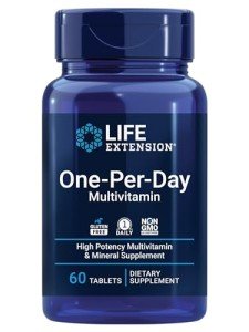 Life Extension One-Per-Day Multivitamin, 60 Tablets