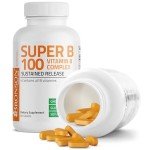 Bronson High-Potency Vitamin B 100 Complex Tablets