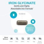 Gentle Iron Glycinate Supplement for Healthy Levels
