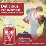 Vegan Iron Gummies with Vitamin C - Peach Flavor