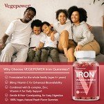 Vegan Iron Gummies with Vitamin C - Peach Flavor