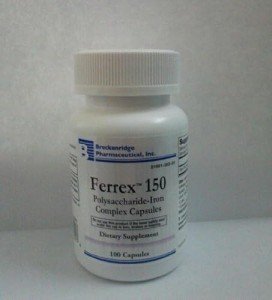 Breckenridge Ferrex 150 Iron Complex Capsules 100ct