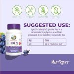 MaryRuth Organics Sugar-Free Iron Gummies for Adults