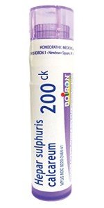 Boiron Hepar Sulphuris Calcareum 200Ck Homeopathic Medicine for Cough - 80 Pellets