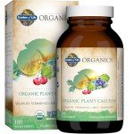Garden of Life Organics Plant Calcium Supplement Made from Whole Foods with Magnesium, Vitamin D as D3, and Vitamin K as MK7, Gluten-Free - 60 Day Count