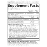 Garden of Life Organics Plant Calcium Supplement Made from Whole Foods with Magnesium, Vitamin D as D3, and Vitamin K as MK7, Gluten-Free - 60 Day Count
