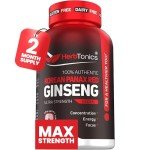 High Potency Korean Red Ginseng 1500mg - 120 Capsules