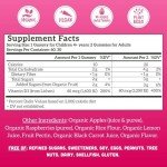 Llama Naturals Vitamin D3 Gummies for Kids & Adults, Real Fruit Gummy Vitamins for Immune Support, Healthy Bones & Overall Health, Organic, Vegan, No Sugar Added, Raspberry, 60 Ct (30-60 Day Supply)