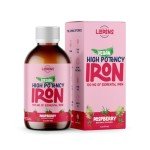 Iron Supplement Liquid Iron High Potency Iron for Women & Adults by Llorens - 100mg Polysaccharide Iron Complex Iron Supplements for Anemia and Iron Deficiency, (Raspberry, 6 oz)