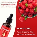 NutraChamps Vitamin B Complex Liquid Drops | B Vitamins Complex Supplement with B1, B2, B3, B6, B7, B9 & Methyl B12 Drops for Adults & Kids | Vegan Berry Flavor 2oz | 60 Servings / 2 Month Supply