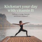 New Chapter Vitamin B Complex, Fermented Vitamin B Complex, USDA Organic, ONE Daily for Cellular Energy + Brain + Beauty, 100% Vegan, Gluten-Free - 90 Count