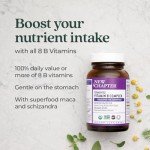 New Chapter Vitamin B Complex, Fermented Vitamin B Complex, USDA Organic, ONE Daily for Cellular Energy + Brain + Beauty, 100% Vegan, Gluten-Free - 90 Count