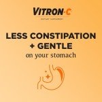 Vitron-C Iron Supplement, Once Daily, High Potency Iron Plus Vitamin C, Support Red Blood Cell Production, Dye Free Tablets, 60 Count, 2 Pack