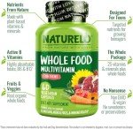 NATURELO Whole Food Multivitamin for Teens - Vitamins and Minerals for Teenage Boys and Girls - Supplement for Active Kids - with Organic Whole Foods - Non-GMO - Vegan & Vegetarian - 60 Capsules