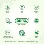 DEVA Vegan Multivitamin & Mineral Supplement - Vegan Formula with Green Whole Foods, Veggies, and Herbs - High Potency - Manufactured in USA and 100% Vegan - 90 Count (Pack of 2)