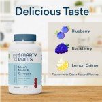 SmartyPants Multivitamin for Men, Gummies: Omega 3 Fish Oil (EPA/DHA), Methylfolate, CoQ10, Vitamin D3, C, Vitamin B12, B6, A, K & Zinc for Immune Support, Biotin, 180 Gummies (30 Day Supply)