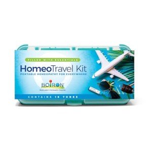 Boiron Homeotravel Travel First Aid Kit with Homeopathic Medicines - Filled Case (16 Tubes)