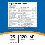 Nutricost Multivitamin for Men 120 Capsules - Vitamins and Minerals for The Healthy Man