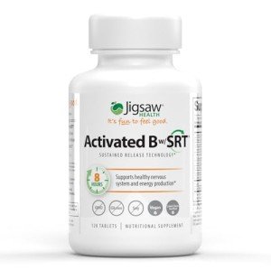 Jigsaw Health Activated B w/SRT | Supports Healthy Nervous System and Energy Production | 120 Tablets