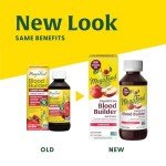 MegaFood Blood Builder Liquid Iron - Iron Supplement - Clinically Shown to Increase Iron Levels Without Constipation - Liquid Iron Supplement for Women, Men & Kids - Vegan- 7.7 Fl Oz (23 Servings)