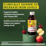 MegaFood Blood Builder Liquid Iron - Iron Supplement - Clinically Shown to Increase Iron Levels Without Constipation - Liquid Iron Supplement for Women, Men & Kids - Vegan- 7.7 Fl Oz (23 Servings)