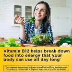 Nature Made Energy B12 1000 mcg, Dietary Supplement for Energy Metabolism Support, 80 Gummies, 40 Day Supply Packaging may vary