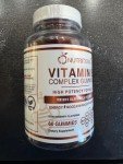 O NUTRITIONS Vitamin B Complex Vegan Gummies with Vitamin B12, B7 as Biotin, B6, B3 as Niacin, B5, B6, B8, B9 as Folate for Stress, Energy and Healthy Immune System (2 Pack)