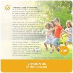 NatureWise Vitamin D3 1000iu (25 mcg) 1-Year Supply for Immune Support, Healthy Muscle Function, and Bone Health - Non-GMO, Gluten Free in Organic Extra Virgin Olive Oil, (Mini Softgel), 360 Count