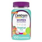 Centrum Women’s Multivitamin Gummies, Immune, Energy, Healthy Appearance Support, 100 Count, 50 Day Supply