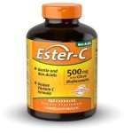 American Health 500 mg with Citrus Bioflavonoids Capsules Gentle On Stomach NonAcidic Vitamin C NonGMO Gluten Free 120 Servings, Ester-C, 240 Count