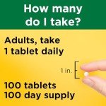 Nature Made Vitamin B6 100 mg, B6 Vitamins for Energy Metabolism Support, 100 Tablets, 100 Day Supply