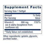 Life Extension Super Vitamin E 268 mg Non-Synthetic for Whole-Body Health, Gluten Free, Non-GMO, 90 Count