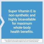 Life Extension Super Vitamin E 268 mg Non-Synthetic for Whole-Body Health, Gluten Free, Non-GMO, 90 Count