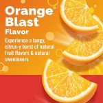 Emergen-C Chewable Vitamin C 1000mg, With B Vitamins And Antioxidants Tablet (40 Count, Orange Blast Flavor), Dietary Supplement