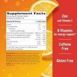 Emergen-C Chewable Vitamin C 1000mg, With B Vitamins And Antioxidants Tablet (40 Count, Orange Blast Flavor), Dietary Supplement
