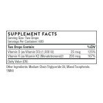 THORNE - Vitamin D + K2 Liquid with a metered Dispenser - Vitamins D3 and K2 to Support Healthy Bones and Muscles* - 1 Fl Oz (30 ml) - 600 Servings