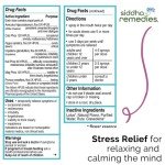 Siddha Remedies Stress Relief Homeopathic Oral Spray for Worry, Irritability & Restlessness | 100% Natural Homeopathic Medicine Remedy with Flower Essences for Relaxing & Calming The Mind