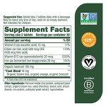 MegaFood Blood Builder Minis, Iron Supplement Clinically Shown to Increase Iron Levels Without Side Effects - Vegan Supplement with Vitamin C, Vitamin B12 & Folic Acid, 60 Tablets (30 Servings)