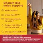 Nature Made Zero Sugar Energy Vitamin B12 Gummies 1000 mcg per Serving, B12 Vitamins, Energy Metabolism Support, Aspartame Free, 110 Sugar Free Gummies, 55 Day Supply