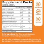 Doctors Best Calcium Bone Maker Complex, Broad Spectrum Nutrients for Bone Health, Non-GMO, Gluten Free, Soy Free 180 Capsules