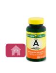 Spring Valley Vitamin A Supplement 2400 mcg, 250 Count + STS Sticker.