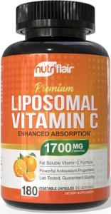 Nutriflair Premium Liposomal Vitamin C Enhanced Absorption 1700 Mg/serving