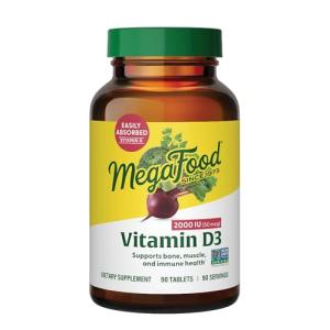 MegaFood Vitamin D3 2000 IU - 90 Tablets