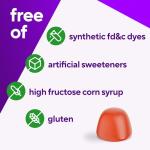 Vitafusion B-Complex Gummy Dietary Supplements, with 5 B Vitamins to Support Cellular Energy Production (1), Plus Vitamin C, Strawberry Flavor, 60 Count